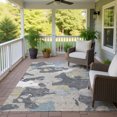 thumbnail image 3 of Addison Rugs Chantille Indoor/Outdoor Transitional Abstract Gray Machine Washable Rectangle Rug, 9' x 12', 3 of 8