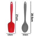 thumbnail image 2 of Juego de mini utensilios de cocina de 2 piezas, herramientas de cocina de silicona con espátulas, 2 of 5