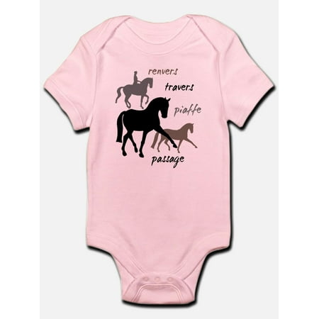

CafePress - Dressage Movements Trio Infant Bodysuit - Baby Light Bodysuit