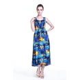 thumbnail image 3 of Women's Hawaiian Maxi Tank Elastic Luau Dress in Sunset Patterns, 3 of 4