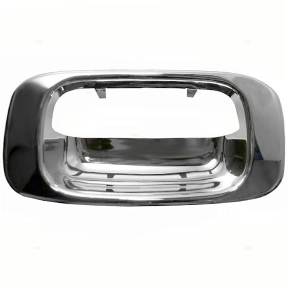 Chrome Specialty Tailgate Handle Trim Bezel Replacement for Chevrolet