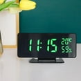 thumbnail image 4 of Reloj Digital automático USB Macarena Reloj digital de 2 piezas para dormir Blanco y Verde, 4 of 8