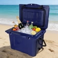 thumbnail image 2 of 25QT Portable Cooler, Insulated Hard Cooler with Bottle Opener, Cup Holder, Forming Ruler, 5-7 Day Ice Retention, Travel, Beach, Camping, Fishing, 2 of 7