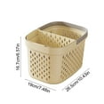 thumbnail image 3 of Plastic Organizer Storage Baskets with Handles, Portable Shower Caddy Bins Organizer for Bathroom and Kitchen, 3 of 6