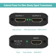 thumbnail image 5 of HDMI Switch Bi-Directional Switcher 1 in 2 Out / 2 in 1 Out HDMI Splitter Support HDCP Ultra HD 4k 3D 1080p for HDTV / PS4 / DVD/DVR / Xbox etc, 5 of 9