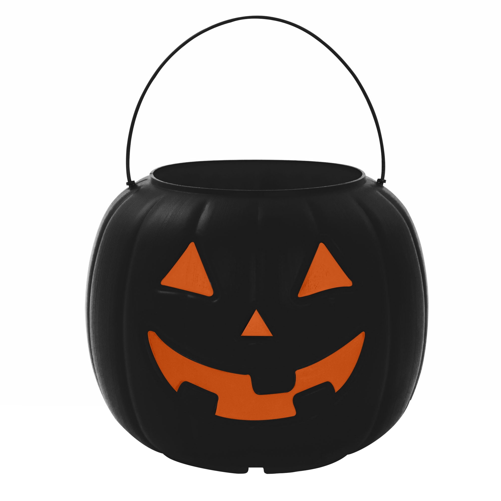 30 Count Bundle- 8" Black Plastic Jack-o'-Lantern Decoration with Orange Face, by Way To Celebrate