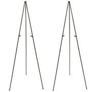 Eease 2pcs Foldable Tripod Easel Adjustable Painting Board Stand Art Painting Supplies
