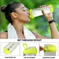 thumbnail image 3 of Total Chef Portable Blender Juicer, 20 oz (600 mL), USB Rechargeable, Neon Green, Ideal for Smoothies & Juices, 3 of 8