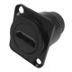 thumbnail image 1 of Interfaz multimedia HD Conector de panel D Hembra a hembra Adaptador de acoplador de montaje en panel Serie D Negro, 1 of 10