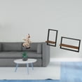 thumbnail image 2 of Colección de esculturas de payasos y estantes de pared rústicos modernos de madera para comedor, oficina, cocina, centro de mesa y decoración, 2 of 8