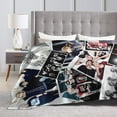 thumbnail image 4 of 5 Seconds Of Summer 5sos Blanket Soft Warm Flannel Air Conditioning Blanket Throw Blankets For Bed Couch Sofa Bedroom Living Room All Season 50"X40", 4 of 9