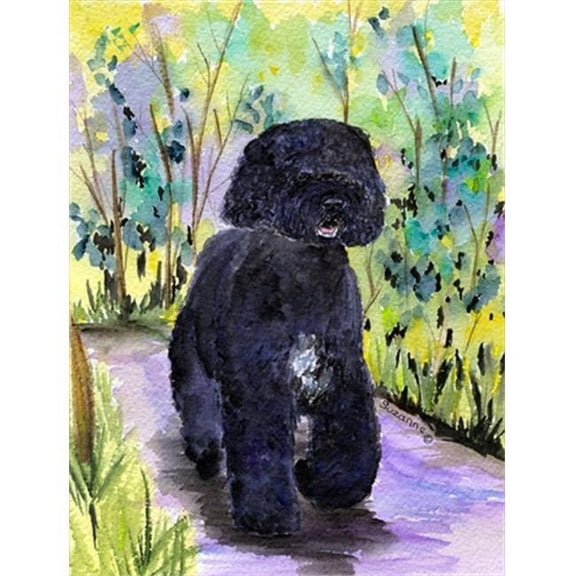 Portuguese Water Dog Flag - Garden Size, 11 x 15 in.