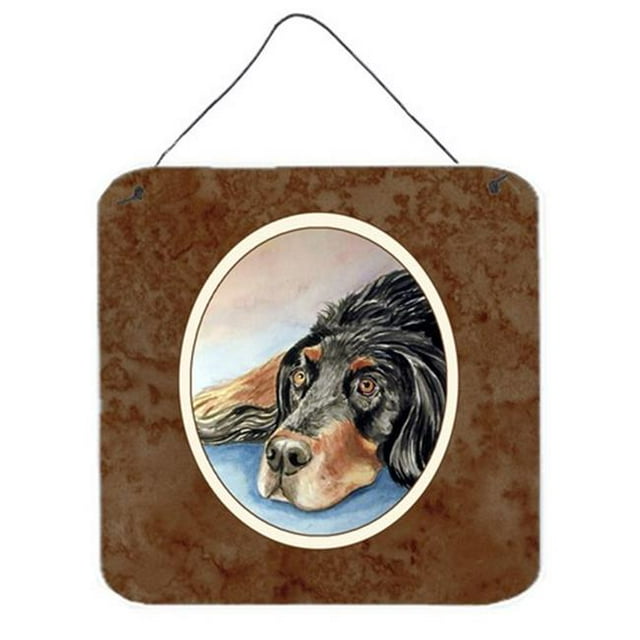 Gordon Setter Waiting on Mom Wall or Door Hanging Prints