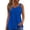 Blue #715, variant on Women's 2025 Summer Tank - Spliced Backless, Chest Button, Cool Thick Strap, Fashionable Vest Camisole for Under Clothes
