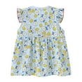 thumbnail image 5 of 2Pcs Baby Girls Outfit Clearance Toddler Kids Baby Girls Short Sleeve Print T-Shirt Shorts Cotton Pajamas Outfits Set, 5 of 5