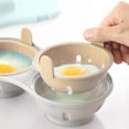 thumbnail image 2 of Egg Steamer for Microwave – Compact Steamer with Lid for Quick Egg Cooking in Kitchen, 2 of 6