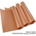 thumbnail image 3 of Almohadilla para barbacoa de 5 piezas de Color cobre fino de 330*400*0,2mm + Clip rojo para alimentos de 12 pulgadas + cepillo de silicona rojo + caja de Color Xemadio 2033488-3, 3 of 9