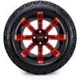 thumbnail image 2 of Tempest Golf Cart 14" Wheels and Tires - Red and Black - AT - Combo of 4, 2 of 3