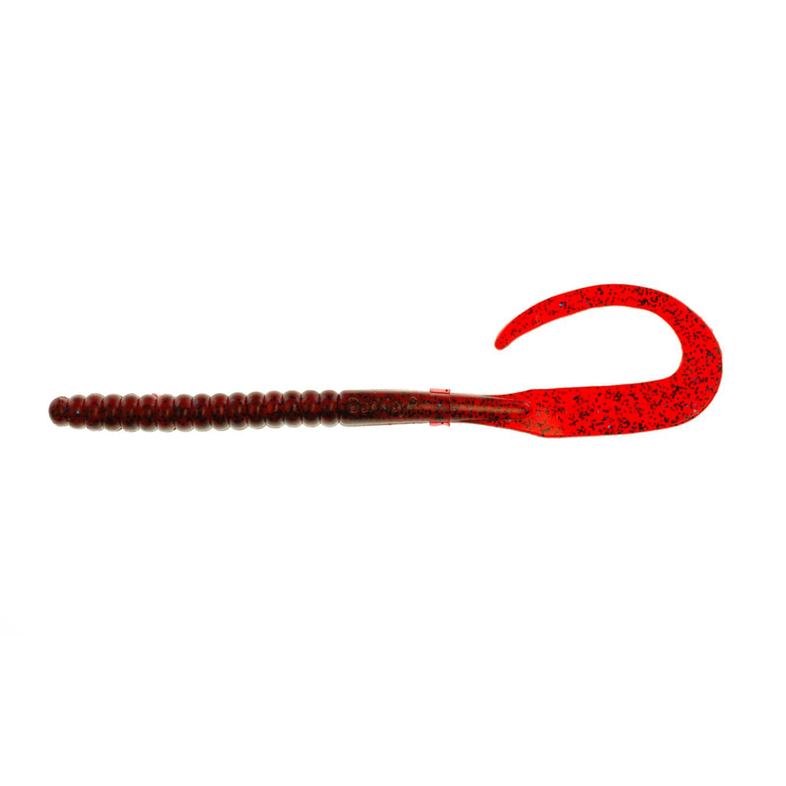 (2 pack) Berkley PowerBait® Power Worm Fishing Bait, Plum, 10in
