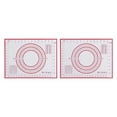 thumbnail image 3 of Alfombrilla rodante antiadherente Advancent de grado alimenticio para amasar masa 60x40cm rojo, 3 of 5