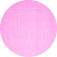 thumbnail image 1 of Ahgly Company Indoor Round Abstract Pink Contemporary Area Rugs, 6' Round, 1 of 4