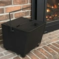 thumbnail image 5 of Heavy-Duty Steel Fireplace Ash Bucket USA Made Black, 5 of 7