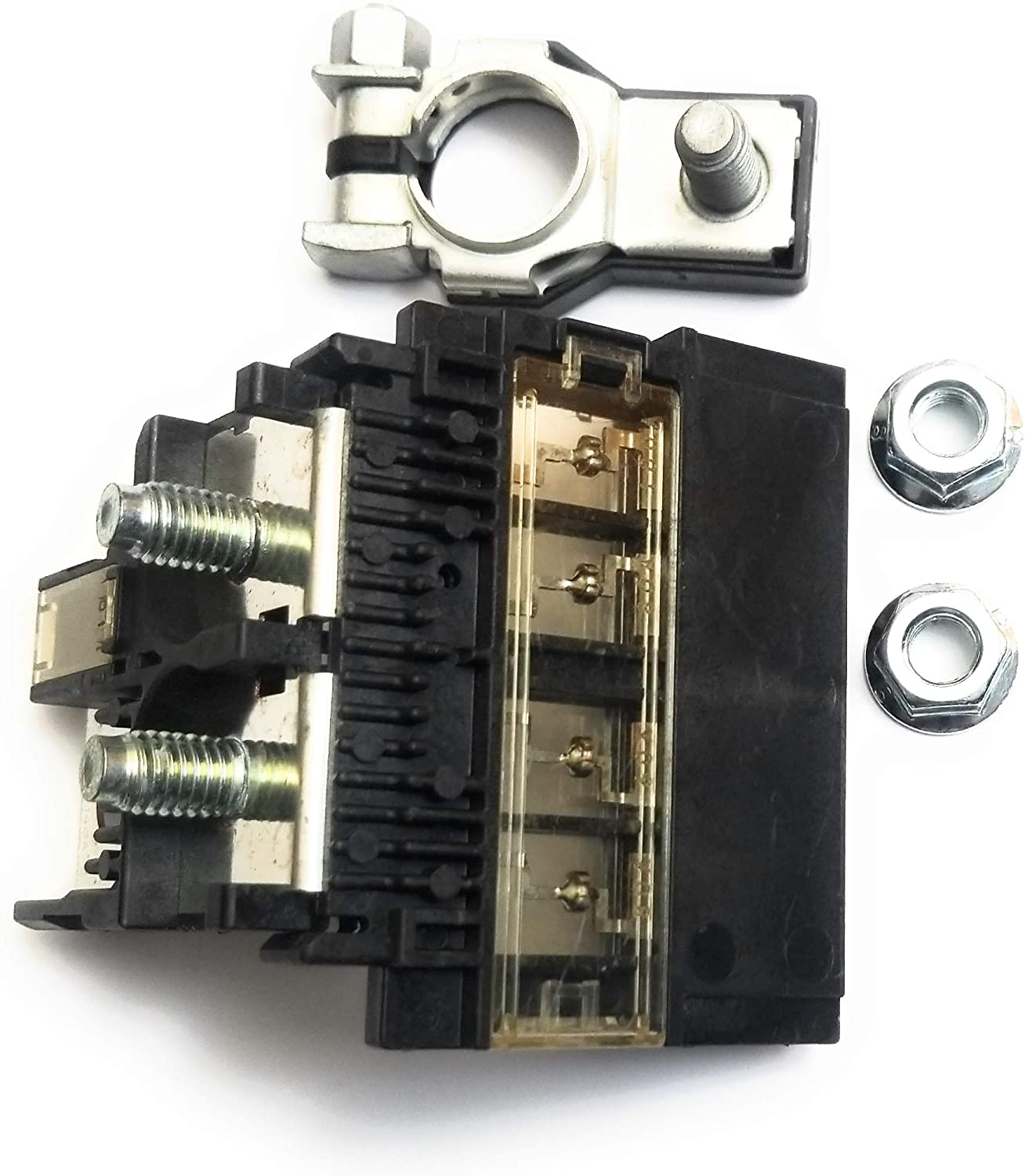 Everbuilt Positive Battery Fuse Block + Terminal + Two M8 Nuts