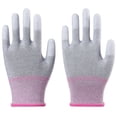 thumbnail image 1 of Guantes recubiertos de PU, blancos, libres de polvo, electrónicos, antiestáticos, recubiertos, guantes de trabajo, guantes recubiertos de PU, 1 of 3
