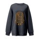 thumbnail image 4 of Sudadera extragrande de lana de manga larga con cuello redondo y estampado suelto para mujer Pompotops  gfhjh17500, 4 of 7