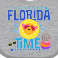 thumbnail image 4 of Inktastic Florida Time Summer Vacation Boys or Girls Baby Bib, 4 of 4