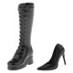 thumbnail image 1 of 2 Pares de Botas de de Aguja a La Moda 1:6 para Muñecos de Figuras de Acción de 12 Pulgadas perfke botas de figuras de acción, 1 of 9