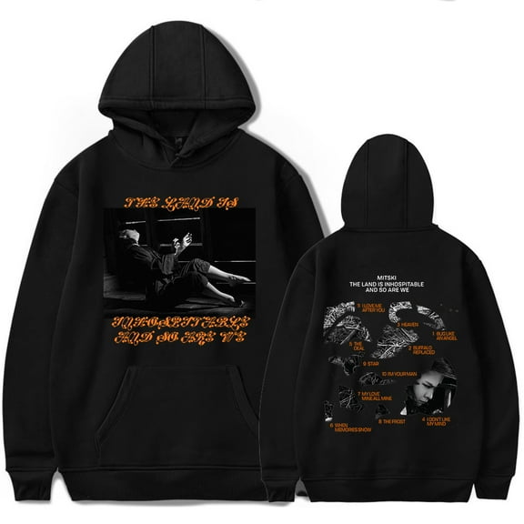 Mitski Mystery The Land Is Inhospitable and So Are We Album  Hoodie Merch trendy printed men's and women's fashion trend sportswear street wear
