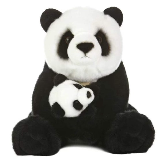Aurora World Miyoni Panda Bear with Cub Plush, 15"