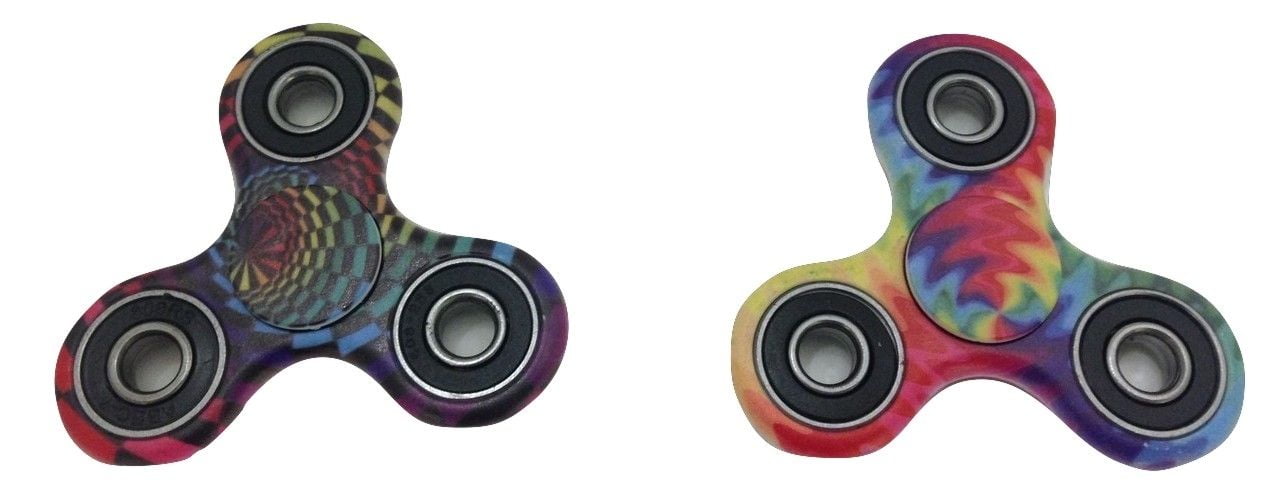 tie dye fidget spinner