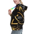 thumbnail image 2 of Sikiie 2025 New Year New Women's Casual Hoodies Long Sleeve Lightweight Pullover Tops Loose Sweatshirt-Large, 2 of 7