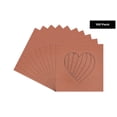thumbnail image 2 of Football Texture Acid Free 7x7 Heart Picture Frame Mat with White Core Bevel Cut for 4x5 Pictures -, 2 of 3