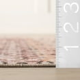 thumbnail image 2 of Padma Lakshmi x Rugs USA Feline Dotted Stripe Washable Area Rug, 5' x 8', Feline Pink, 2 of 7