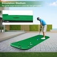 thumbnail image 4 of Golf Putting Mat, Golf Putting Green for Indoor/Outdoor, Golf Practice Mat with 1 Putter, 6 Golf Balls, 1 Movable Cup, and 1 Border, 4 of 6