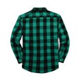 thumbnail image 3 of Lolmot Flannel Shirt for Men Plus Size Plaid Shirt Casual Regular Fit Lapel Long Sleeve Button Down Shirts with Pockets on Clearance, 3 of 3