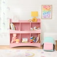 thumbnail image 2 of BYO Kids Toy Storage & Bookcase, Pink, 2 of 6