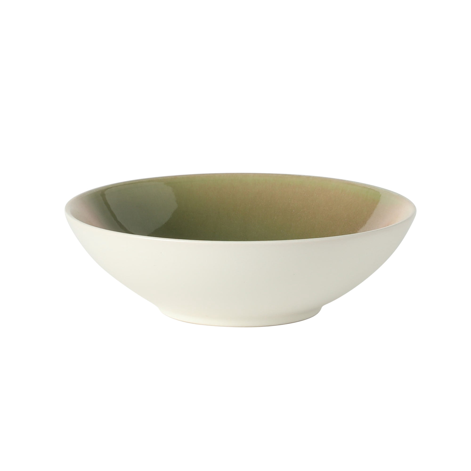 Gibson Elite Crescenton 12-Piece Green Stoneware Dinnerware Set