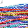 thumbnail image 4 of Gustave 3.3FT * 6.6FT Door String Curtain Wall Panel Fringe Window Room Divider Glitter Tassel Screen Ribbon Curtains for Wedding Home Party Decor "Colorful", 4 of 8