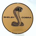 thumbnail image 5 of Shelby Cobra Gold Flat Metal Sign, 5 of 5