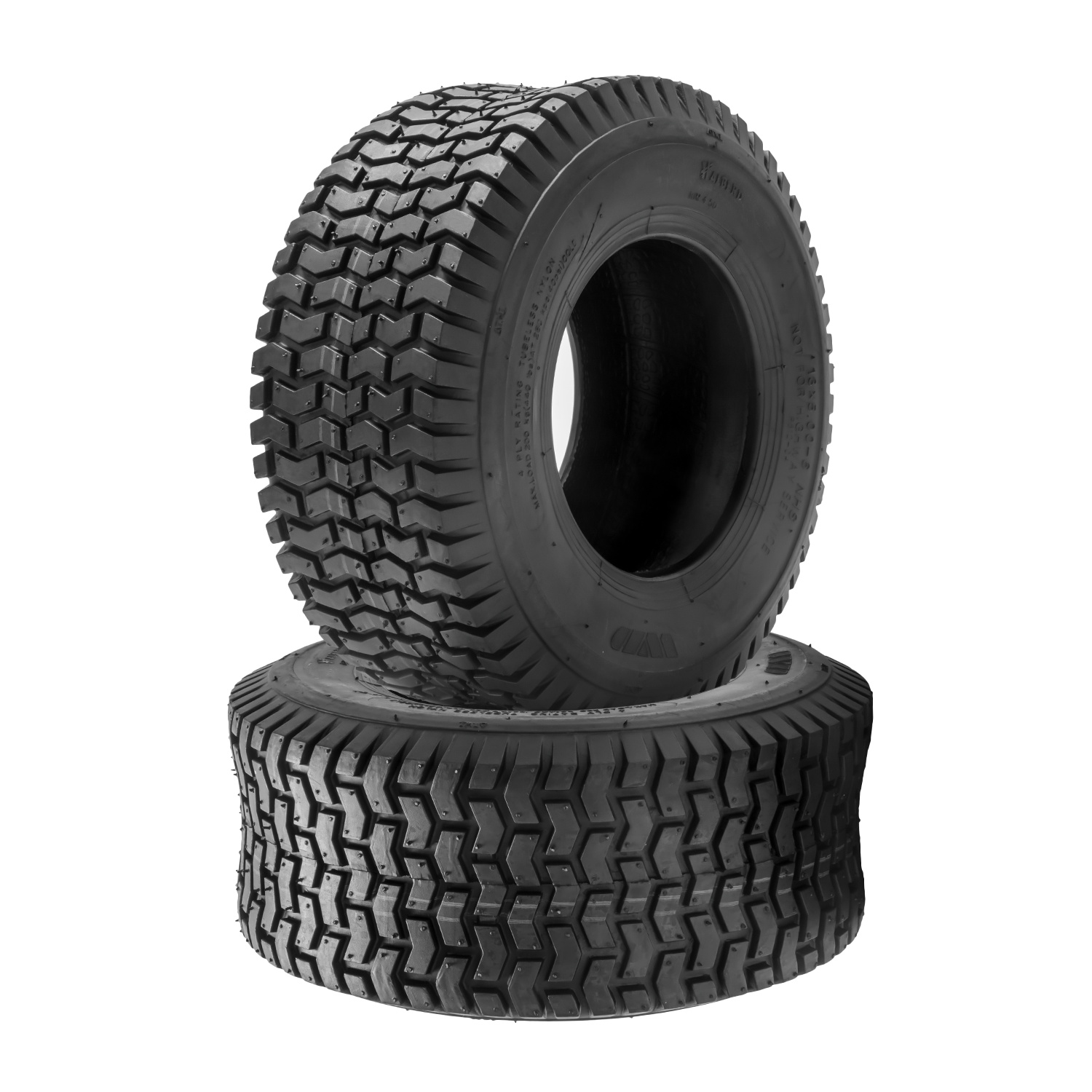 2 New 13x5.006 Turf Friendly Tire for Lawn & Garden Mower 13x5x6 4 Ply
