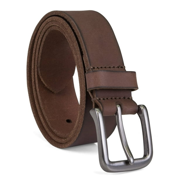Cinturón Timberland Clásico Hebilla de Cuero 35 mm Marrón Oscuro 32