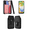American Flag, variant on MK Dual Layer Slim Case for Galaxy A14 5G with Durable Shockproof Impact Resistant Protective Cover with Glass Screen Protector and Vertical Rugged Release Buckle Belt Holster Pouch (Chamomile Floral)