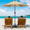 thumbnail image 5 of Yaheetech 20" Outdoor Rolling Heavy Duty Patio Market Umbrella Base, Black, 5 of 6