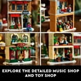 thumbnail image 5 of LEGO Holiday Main Street Building Set 10308, for Adults and Family, Christmas Village Building Kit, Holiday Display Set with Shops, Streetcar and 6 Minifigures, Christmas Decoration to Build Together, 5 of 7