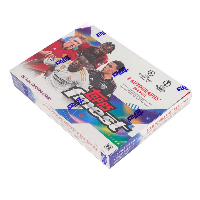 soccer booster box 2025-26 Topps UEFA Club Competitions - Hobby with Autograph Relics falling at least one per case Monopoly Panini Prizm: FIFA World