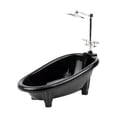 thumbnail image 4 of Mini bañera, modelo de bañera, juguete a mano, juego de rol, muebles en miniatura, accesorios de baño para niños, regalos de vacaciones., 4 of 9